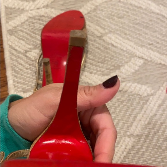 Christian loubouton cork heel - Picture 10 of 10